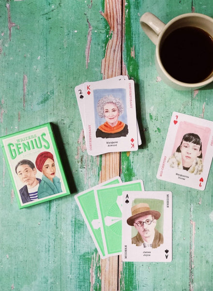 Genius Writers Playing Cards
