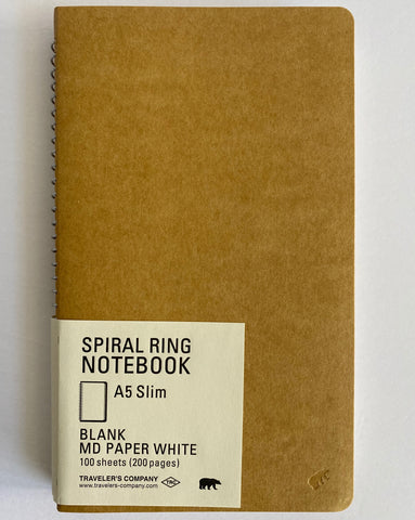 Spiral Ring Notebook - MD Paper White (Portrait)