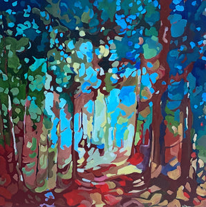 Forest Window Postcard