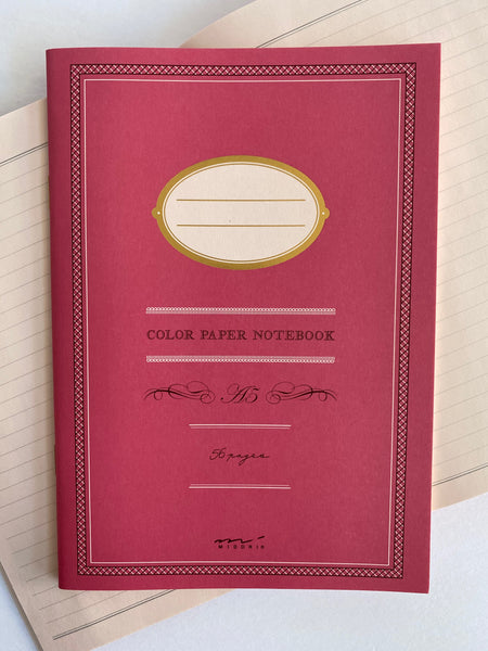 Midori Color Paper Notebook